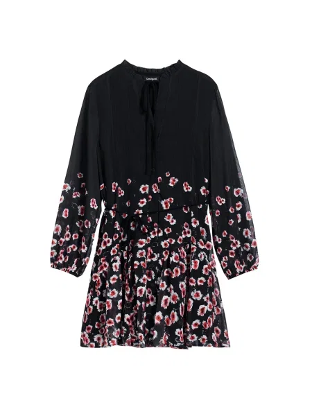 Desigual Rochie tip cămașă negru
