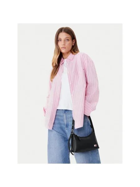 Tommy Jeans torebka czarny beżowa