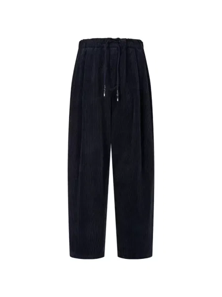 Pantaloni Tomboy de catifea cord albastru