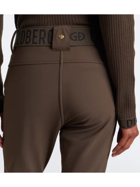 Cu centură pantaloni de schi Goldbergh maro