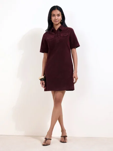 Friends Like These Rochie burgundy roșu