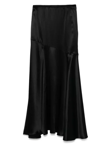 Fusta maxi Simone Rocha cu crăpătură lungă negru