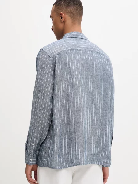Calvin Klein Ing kék melír fehér