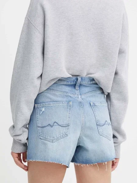 Короткие джинсовые шорты Pepe Jeans a-силуэта