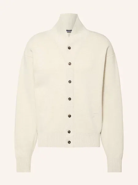 Jacquemus Pletený Svetr Le Cardigan Pelota světle hnědá