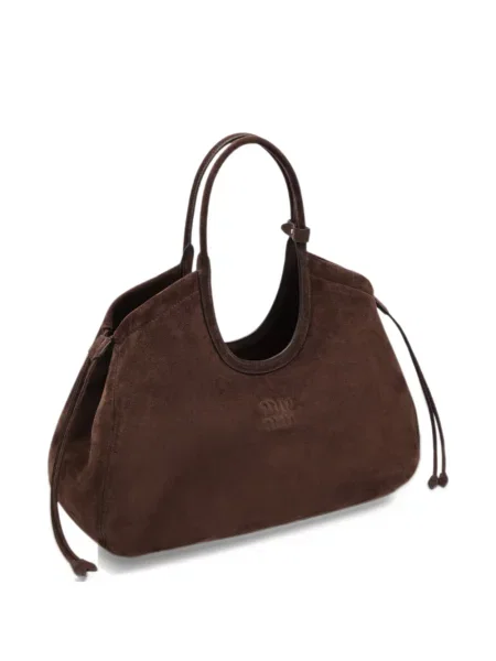 Shopper kabelka Miu Miu hnedá