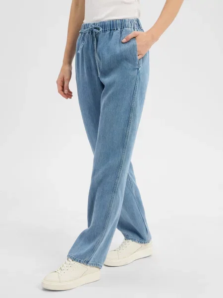 Samsøe Samsøe Spodnie Sahoysa W Stylu Jeansowym blau niebieskie