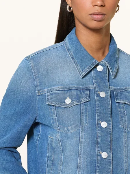 Marc Cain Kurtka Dżinsowa blau niebieska