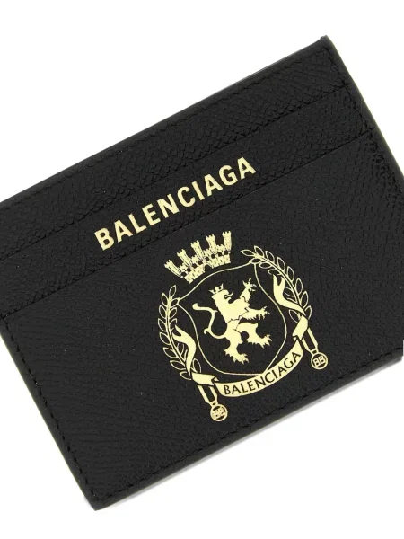 Портмоне Balenciaga с принт черно
