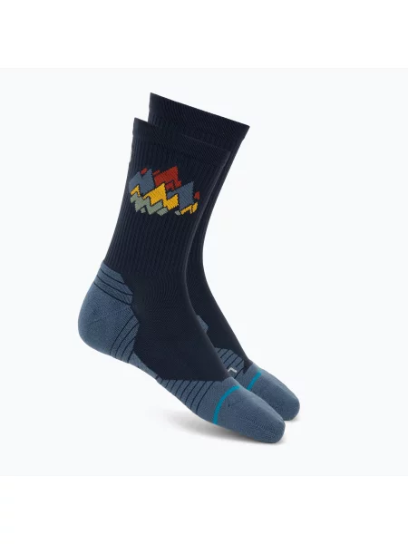 Шкарпетки Stance Peaks Robbed Light Crew navy військово-морський флот