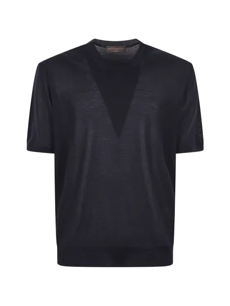 Tricou Brett Johnson tricotate albastru