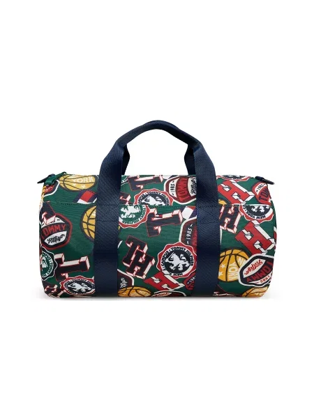 TOMMY HILFIGER Geantă galben / verde închis roșu
