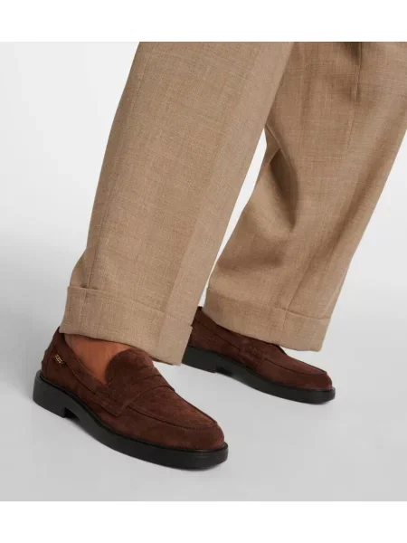 Велурени лоуфъри Tod's кафяво