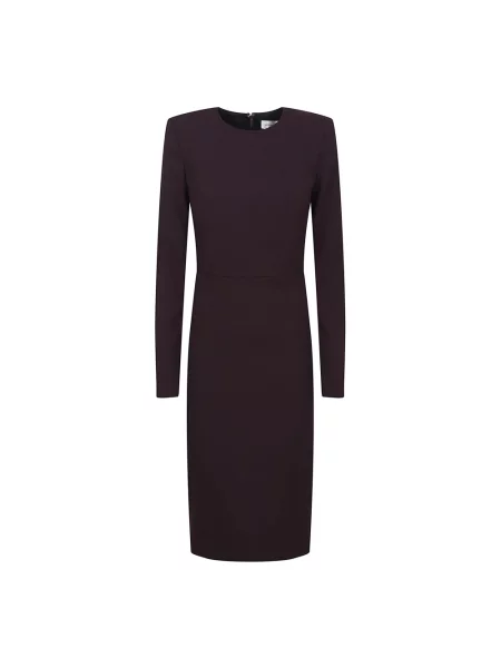 Sukienka koszulowa Victoria Beckham czerwona