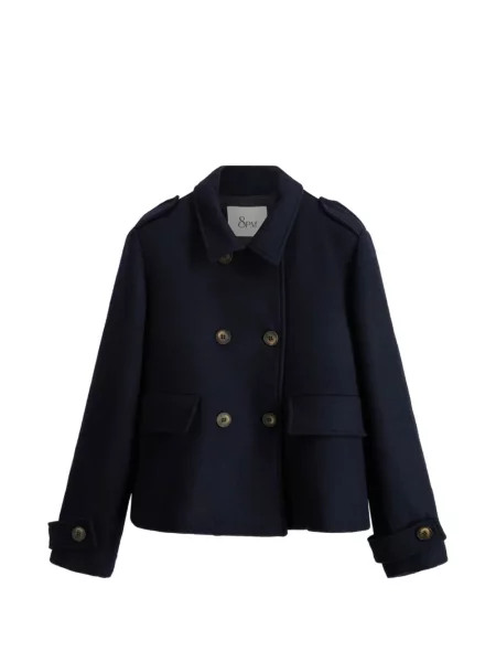 Kurtka 8pm dwurzędowa niebieska