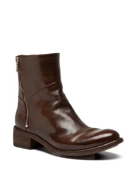 Botine Officine Creative din piele maro