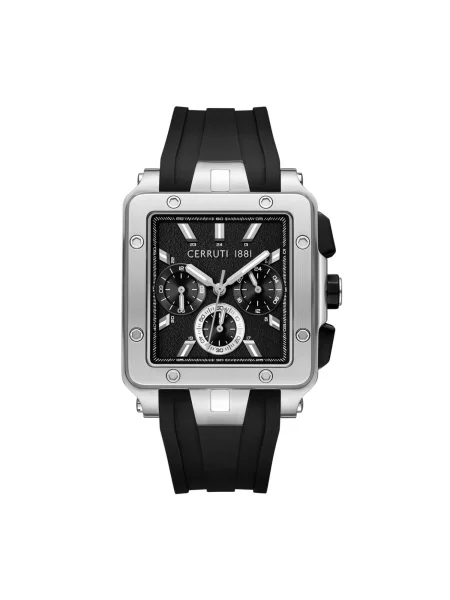CERRUTI Analogové hodinky Duo-time watch Odissea master stříbrná