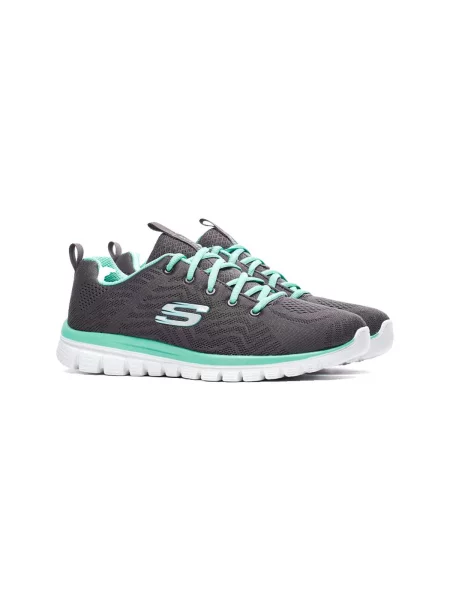 Pantofi Skechers alb