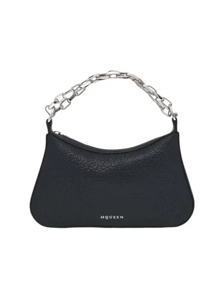 Torebka Alexander Mcqueen skórzana czarna