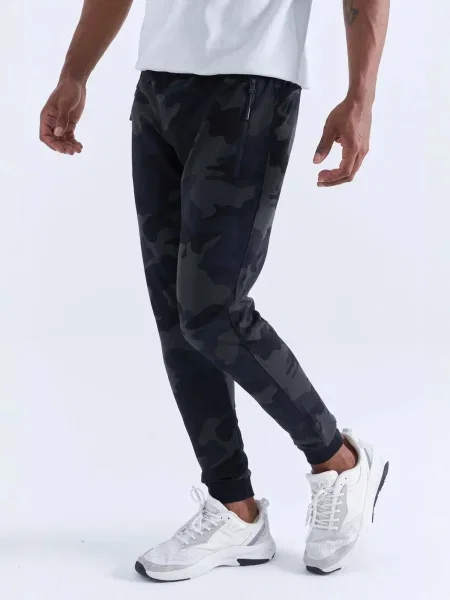 Tommy Life Sportovní kalhoty Jogginghose antracitová
