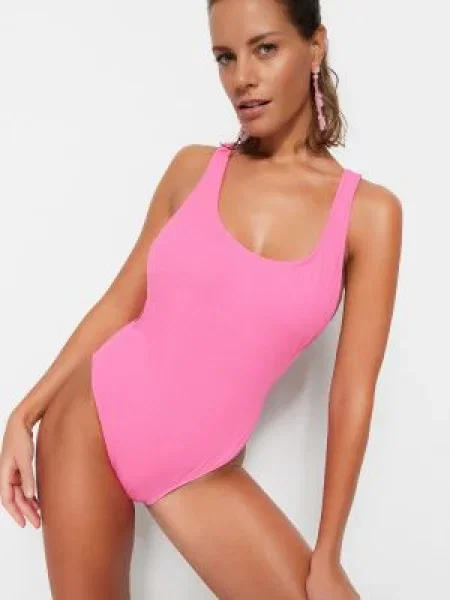 Costum de baie Trendyol roz