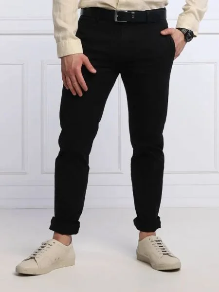 HUGO Pantaloni chino negru