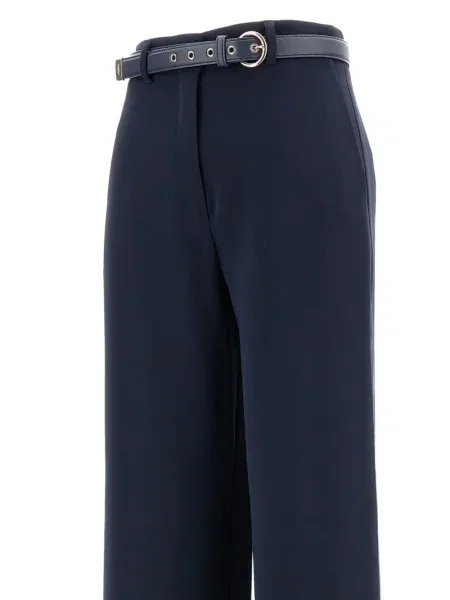 Pantaloni Max Mara albastru