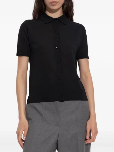 Cămașă Max Mara de lână negru
