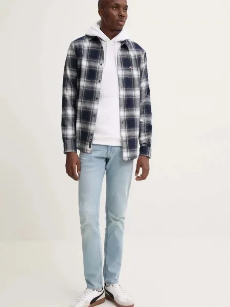 Дънки Tommy Jeans синьо