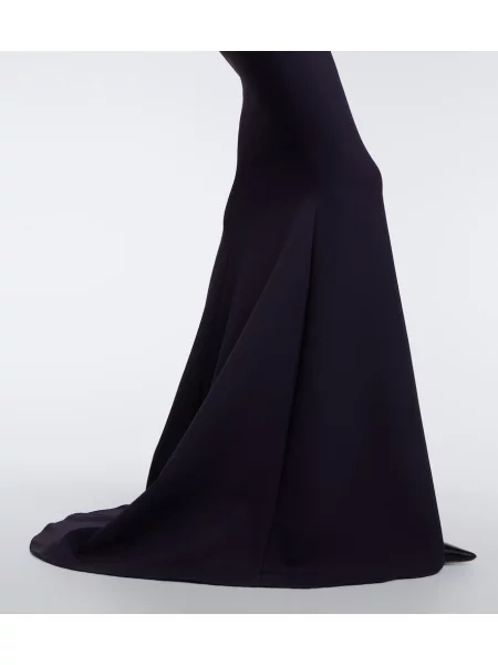 Rochie Safiyaa asimetrică albastru