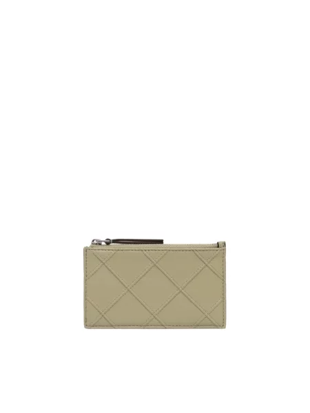 Tory Burch portfel skórzany zielony