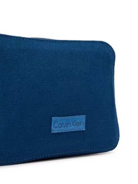 Torbica Calvin Klein Webbing Strap Canvas Camera Bag plava