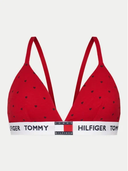 Tommy Hilfiger Bralette melltartó Piros fehér