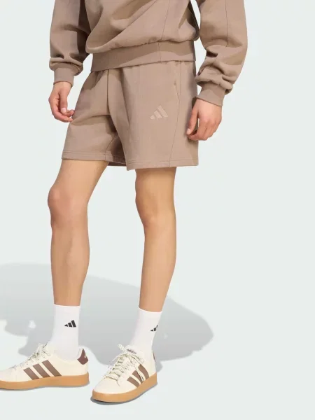 Повседневные шорты Adidas бежевые