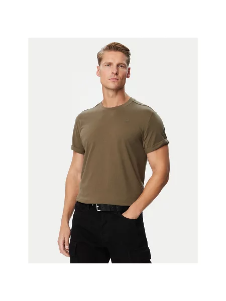 G-STAR T-shirt Kaki Regular Fit