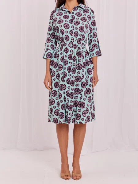 Gulerat rochie mini Lakerta mentă