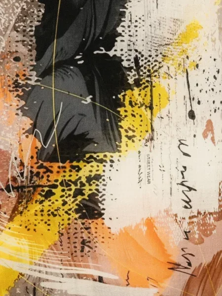 Fular D'aniello cu imagine cu imprimeu abstract