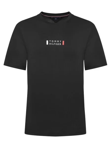 Tommy Hilfiger Póló Brand Love fekete