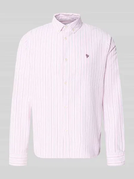 Koszula casualowa o kroju regular fit z czystej bawełny Review różowa