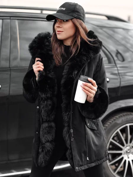 Geacă parka Dstreet cu blană