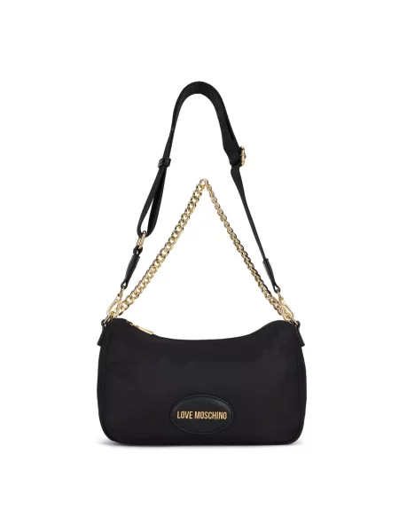 Torebka Love Moschino z logo czarna