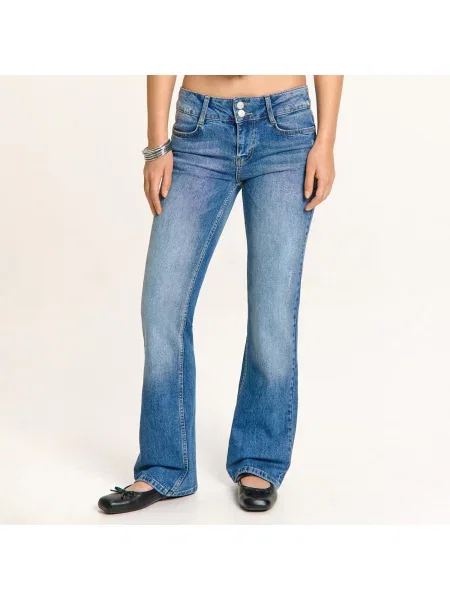 Cropp Джинси bootcut синій