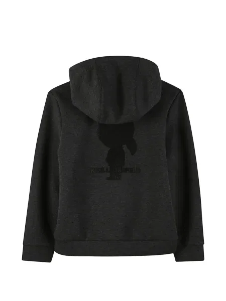 Bluza z kapturem dziecięca Karl Lagerfeld szara