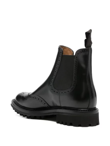 Botine chelsea Church's negru