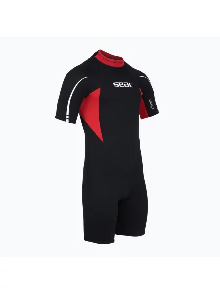 Costum de înot pentru bărbați SEAC Shorts Relax mm black/red negru