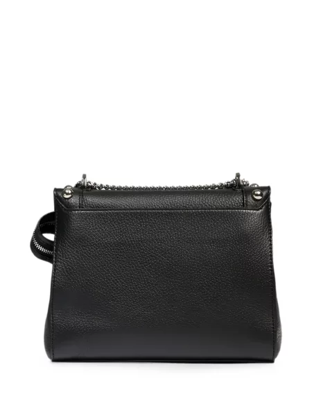 Кожаный боди Lancel с шипове черно