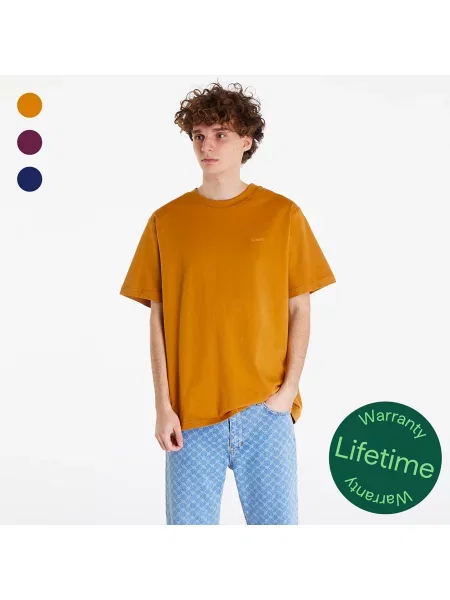 Tričko Queens Men’s Essential Contrast Print Mustard/ Bordeaux/ Navy XL námořnictvo