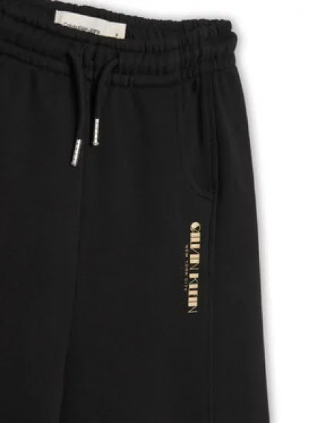 Teplákové kalhoty Calvin Klein Jeans černé