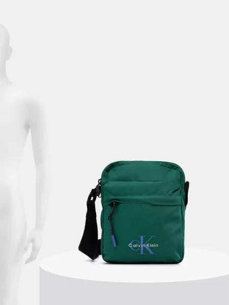Calvin Klein Válltáska Bold Reporter zöld