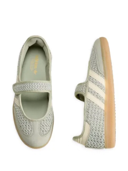 Sneakerși Adidas Samba cu bretele verde